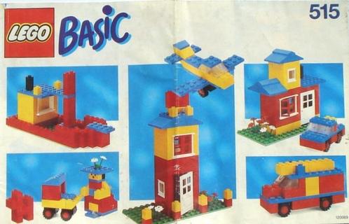 LEGO set 515 instructies 1990, Kinderen en Baby's, Speelgoed | Duplo en Lego, Gebruikt, Lego, Ophalen of Verzenden