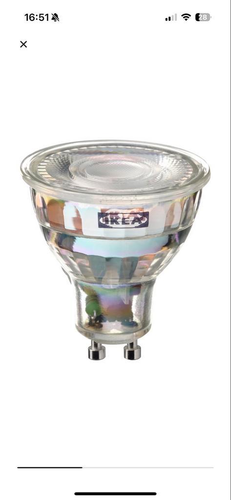 Ikea Tradfri GU10 Smart Lamp, Huis en Inrichting, Lampen | Losse lampen, Zo goed als nieuw, Led-lamp, Minder dan 30 watt, Bipin of Steekvoet