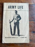 WO2 Amerikaans voorschrift army life wapens uitrusting 1944, Verzamelen, Verzenden, Nederland, Boek of Tijdschrift