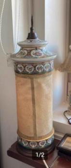 antieke vintage lamp rond rijstpapier, Ophalen, Gebruikt, Minder dan 50 cm