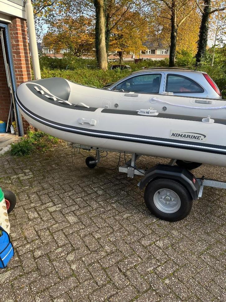 Rubberboot, Watersport en Boten, Rubberboten, Zo goed als nieuw, Overige merken, Aluminium, Minder dan 70 pk, Benzine, Ophalen