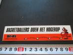 sticker bi-fi pocketworstje basketballers doen het hogerop, Verzamelen, Ophalen, Zo goed als nieuw