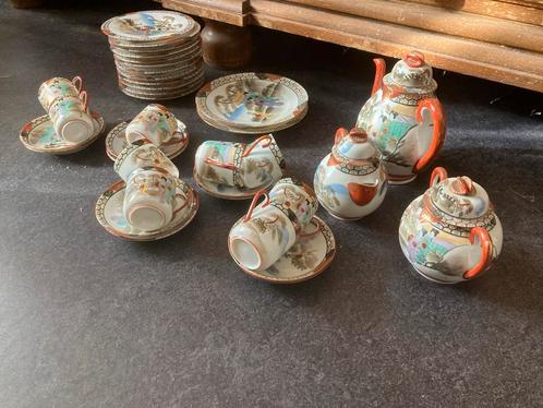 Antiek Japans Theeservies Compleet, Antiek en Kunst, Antiek | Servies compleet, Ophalen