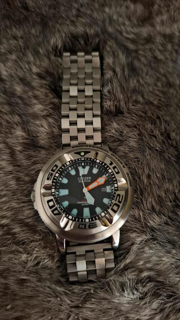 Citizen Eco-Drive Promaster Diver, Sieraden, Tassen en Uiterlijk, Horloges | Heren, Zo goed als nieuw, Polshorloge, Citizen, Staal