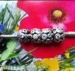 Pandora rozenpad met clear zirconia., Pandora, Ophalen of Verzenden, Zo goed als nieuw, 4 bedels of meer