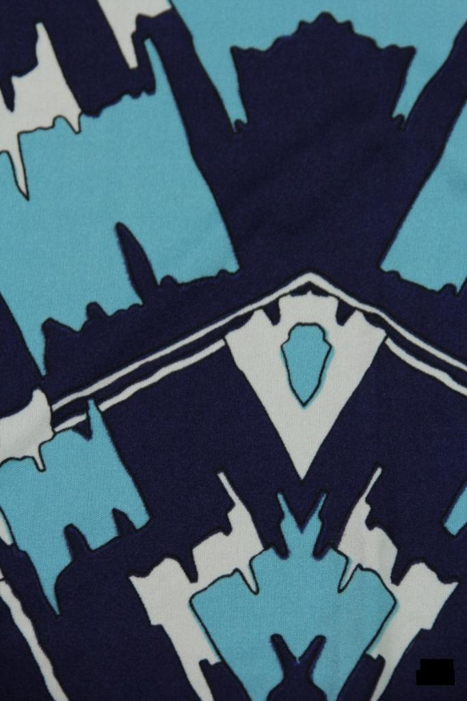 Vintage tricot jersey stof blauw tint 1.40 x1.20 mt (11659), Hobby en Vrije tijd, Stoffen en Lappen, Nieuw, Katoen, Blauw, Ophalen of Verzenden