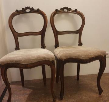 Biedermeier stoelen. Prijs voor beide. beschikbaar voor biedingen