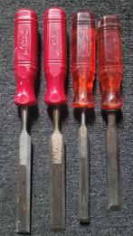 Set van 4 Vintage Nooitgedagt Beitels, Ophalen of Verzenden, Gebruikt