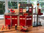 Playmobil brandweerkazerne én blusrobot, Kinderen en Baby's, Speelgoed | Playmobil, Ophalen of Verzenden, Zo goed als nieuw, Complete set
