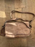 Cowboysbag lederen tasje, Ophalen of Verzenden, Gebruikt, Bruin