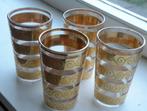Glaasjes, oosters. 4 Stuks., Huis en Inrichting, Keuken | Servies, Ophalen of Verzenden, Zo goed als nieuw, Glas, Glas of Glazen