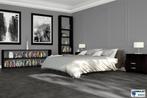 Pvc click Tegel Mantly Zwart 5mm met integreerde ondervloer, Huis en Inrichting, Stoffering | Vloerbedekking, Nieuw, 75 m² of meer