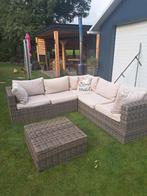 Mooie wicker Loungeset zgan, Ophalen of Verzenden, Zo goed als nieuw, Wicker, Hocker
