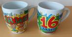 Leeftijdmok 18 & 16 jaar /verjaardag beker -als set of apart, Ophalen, Nieuw, Feestartikel, Verjaardag