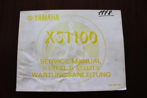 YAMAHA XS1100 1978 service manual wartungs anleitung XS 1100, Motoren, Handleidingen en Instructieboekjes, Yamaha, Ophalen of Verzenden
