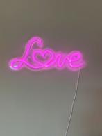 Neon led lamp LOVE roze, Ophalen of Verzenden, Zo goed als nieuw