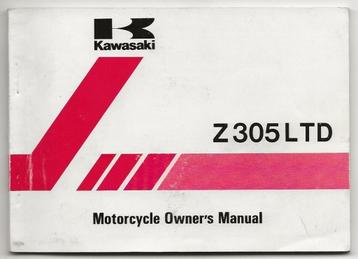 Kawasaki Z305 LTD manual handleiding (4034z) beschikbaar voor biedingen