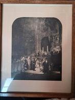 Rembrandt gravure de overspelige vrouw, Ophalen of Verzenden