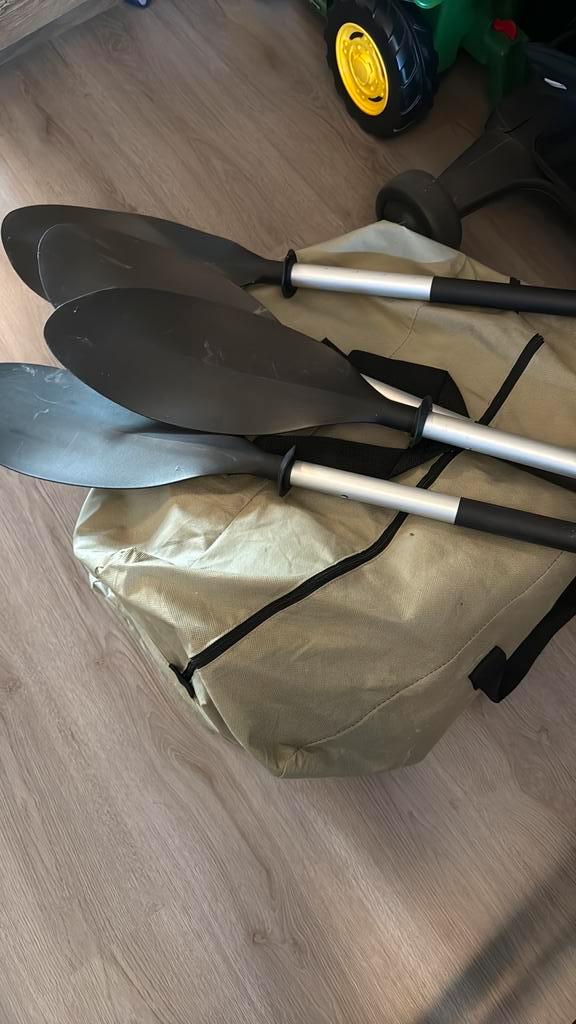 Intex kajak, Watersport en Boten, Kano's, Zo goed als nieuw, Kajak, Twee personen, Opblaasbaar, Met peddels, Ophalen