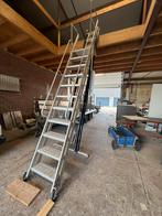 Aluminium inklapbare trap, Doe-het-zelf en Verbouw, Ladders en Trappen, Ophalen of Verzenden