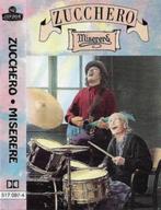 Zucchero Fornacari muziek cassette Miserere 12 tracks dolby, Ducoso, 1 bandje, Ophalen of Verzenden, Zo goed als nieuw
