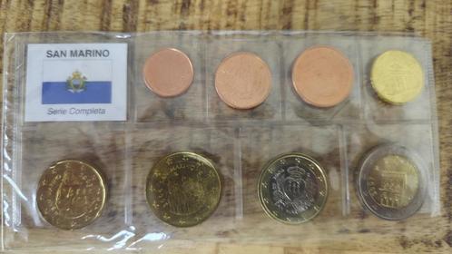 San Marino UNC set gemixte jaartallen, Postzegels en Munten, Munten | Europa | Euromunten, Setje, San Marino, Ophalen of Verzenden