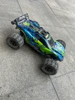 Traxxas Rustler 4x4 VXL + 3 accu’s, Hobby en Vrije tijd, Gebruikt, Auto offroad, Schaal 1:10, RTR (Ready to Run)