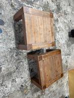 Gebruikte Bijzettafel - Hout, Huis en Inrichting, Ophalen, Gebruikt, 50 tot 100 cm, 50 tot 100 cm