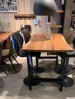 Bar tafel met krukken, Huis en Inrichting, Tafels | Eettafels, Ophalen, 100 tot 150 cm, 50 tot 100 cm, Rechthoekig