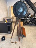 Vintage Film Spotlight Lamp, Huis en Inrichting, Lampen | Vloerlampen, Ophalen of Verzenden, Gebruikt, Glas, 150 tot 200 cm