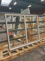 Kunststof Vast kozijn  b216 x h178 cm Crème wit -1987-, Niet ingevuld, Kunststof, Gebruikt, Raamkozijn