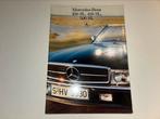 Folder Mercedes-Benz R107 1985 (300SL, 420SL, 500SL), Boeken, Auto's | Folders en Tijdschriften, Ophalen of Verzenden, Zo goed als nieuw