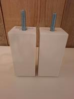 Ikea Stubbarp Pootjes - Set van 2 € 5,00, Huis en Inrichting, Minder dan 50 cm, Gebruikt, Vierkant, Minder dan 50 cm