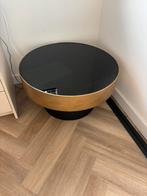 Niet gebruikte salontafel zwart goud, Huis en Inrichting, Tafels | Salontafels, Ophalen, 100 tot 150 cm, Rond, Nieuw
