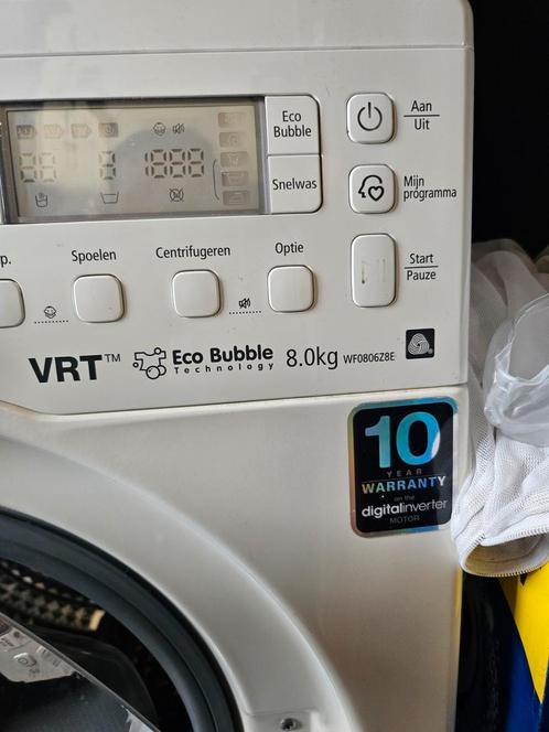 samsung eco bubble 8kg WF0806Z8E, Witgoed en Apparatuur, Wasmachines, Gebruikt, 8 tot 10 kg, 85 tot 90 cm, Ophalen