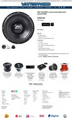 ESX VX15PRO 15 inch inch subwoofer 3500W RMS 38cm, Audio Design, Nieuw, Am Breilingsweg 3, 76709 Kronau, Duitsland, Ophalen of Verzenden