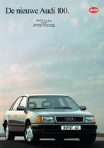 Folder Audi 100 (Belgische uitgave - 1990), Boeken, Auto's | Folders en Tijdschriften, Audi, Gelezen, Ophalen of Verzenden