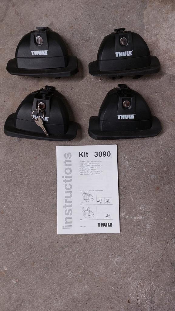 Klemmen voor dakdragers thule 3090 Opel, Auto diversen, Dakdragers, Zo goed als nieuw, Ophalen of Verzenden