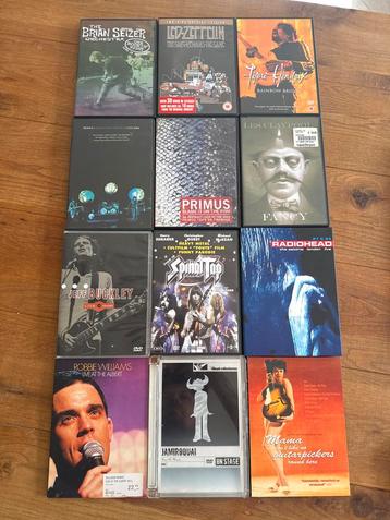 Muziek DVD Collectie - Concerten & Documentaires beschikbaar voor biedingen