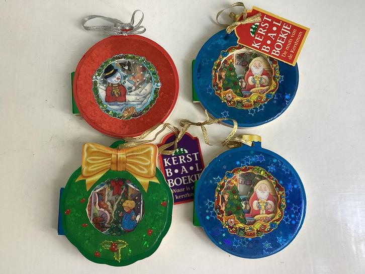 Boekjes als versiering/kerstboomhanger, Diversen, Kerst, Zo goed als nieuw, Ophalen of Verzenden