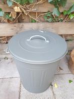 Metalen ton met deksel 40 LITER, Ophalen of Verzenden, Zo goed als nieuw, Overige materialen, Pot, Bus of Blik