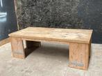 Steigerhouten salontafel lounge tafel voor tuin, Ophalen, Zo goed als nieuw, Rechthoekig, Hout