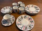 Mooie 3-delige set (kop-schotel-gebak) 6 stuks Elisabethan, Ophalen, Zo goed als nieuw, Overige stijlen, Kop(pen) en/of Schotel(s)