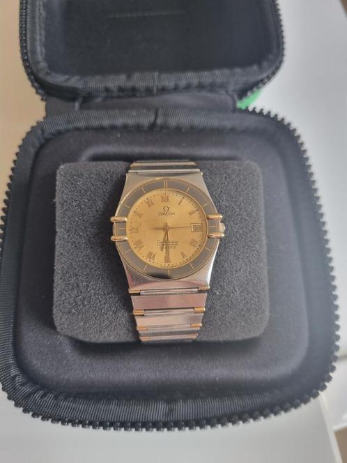 Omega Constellation Manhatten Bi-Color, Sieraden, Tassen en Uiterlijk, Horloges | Heren, Gebruikt, Omega, Staal, Ophalen of Verzenden