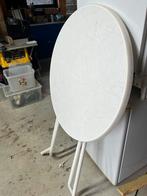 3 maal Statafel wit opklapbaar, Huis en Inrichting, Tafels | Statafels, Ophalen, Gebruikt