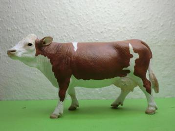 Schleich 13641 koe rood bruin, dierfiguur beschikbaar voor biedingen