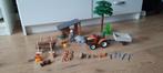 Playmobil houthakker met tractor 6814, Kinderen en Baby's, Speelgoed | Playmobil, Ophalen, Zo goed als nieuw, Complete set