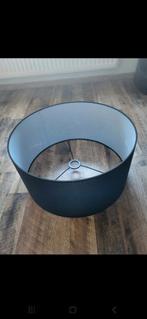 Lampenkap zwart linnen, Huis en Inrichting, Ophalen, Zwart, Rond