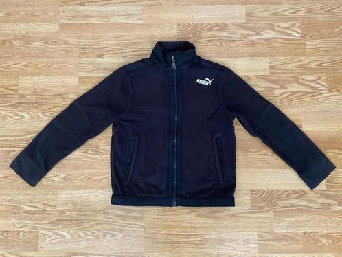 Zwart Puma jasje maat 140, Kinderen en Baby's, Kinderkleding | Maat 140, Gebruikt, Jongen of Meisje, Jas, Ophalen of Verzenden