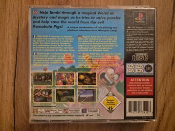 PlayStation 1 Tombi! achterkant inlay SCES-01330 beschikbaar voor biedingen